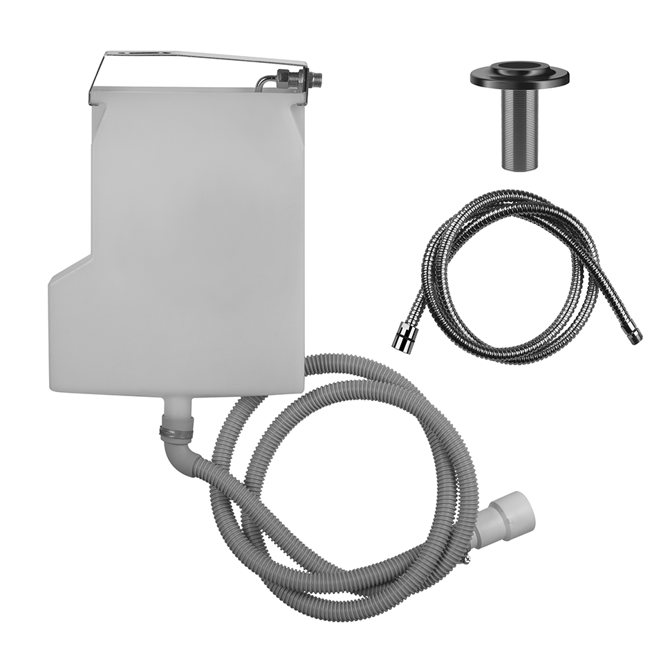 INCISO - Sistema di recupero acqua per flessibile doccetta, installazione bordo vasca. Non abbinabile a 01669, 01658, 01663 e 01664.-01814#030