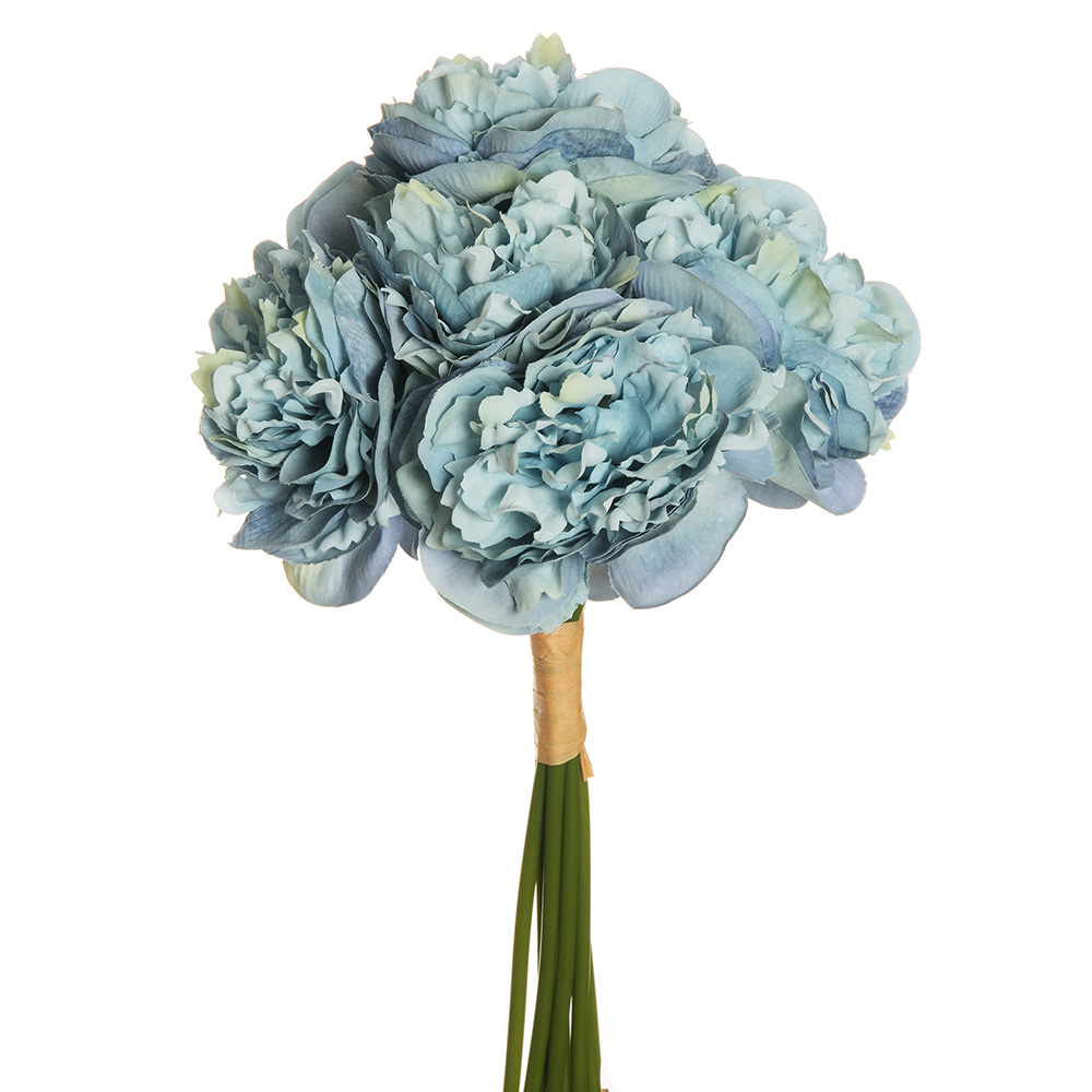 Casolaro Hotellerie Spa Bundle of 7 light blue peonies Casolaro Hotellerie SpA