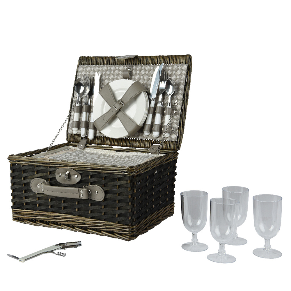 Casolaro Hotellerie Spa Complete picnic basket x 4 Casolaro Hotellerie SpA