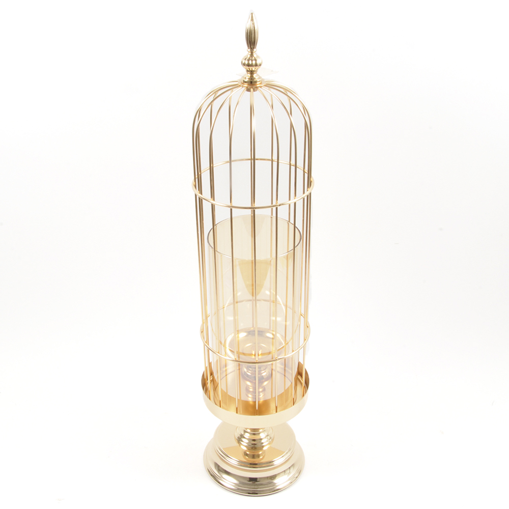 Casolaro Hotellerie Spa Golden Cage Candle Holder Casolaro Hotellerie SpA