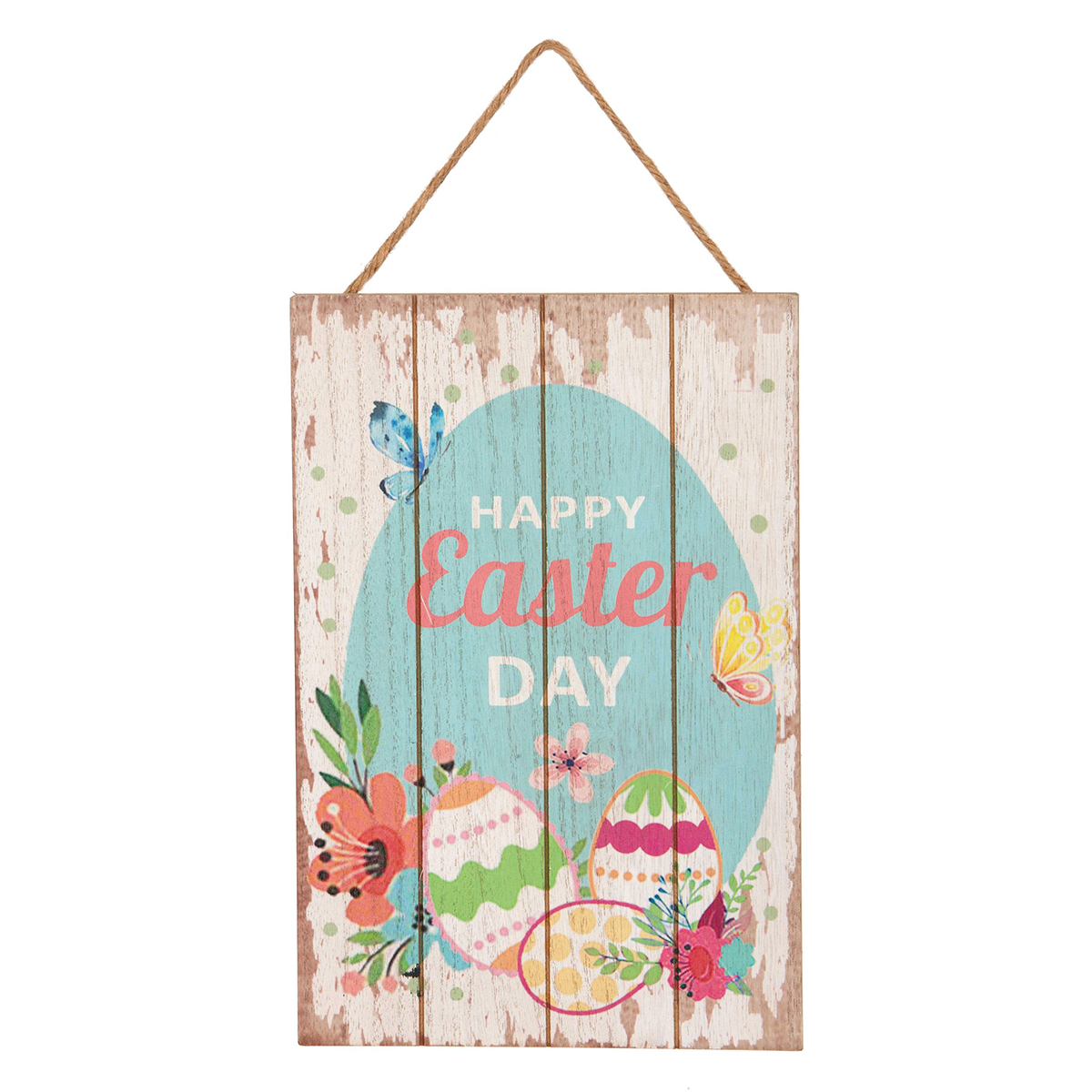 Casolaro Hotellerie Spa Happy Easter Wooden Hanging Sign Casolaro Hotellerie SpA