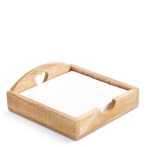 Casolaro Hotellerie Spa Shaped wooden napkin holder Casolaro Hotellerie SpA