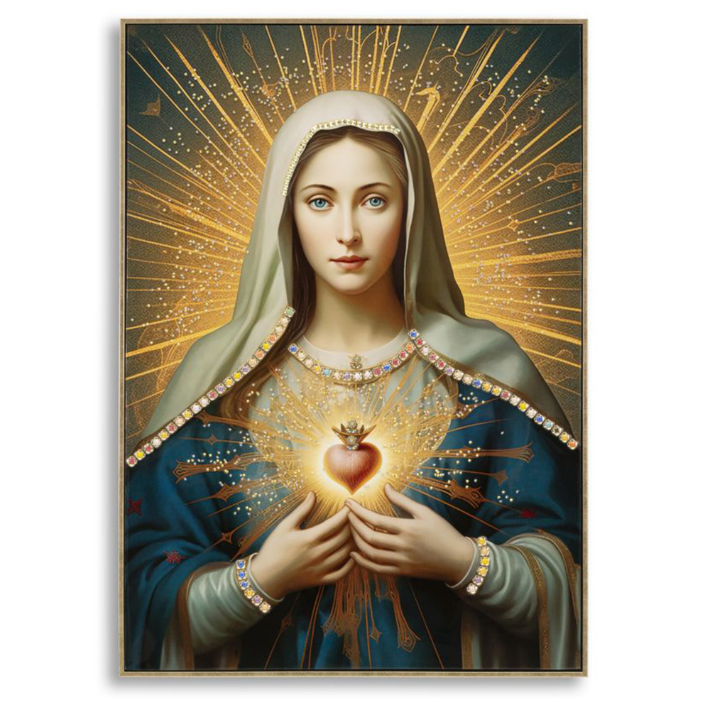 Casolaro Hotellerie Spa Virgin Mary canvas painting Casolaro Hotellerie SpA