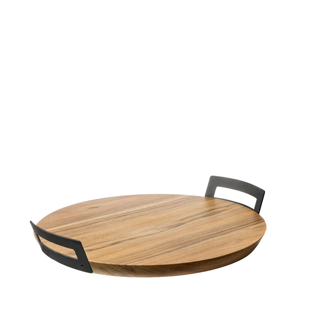 Casolaro Hotellerie Spa Life round cutting board with 2 handles Casolaro Hotellerie SpA