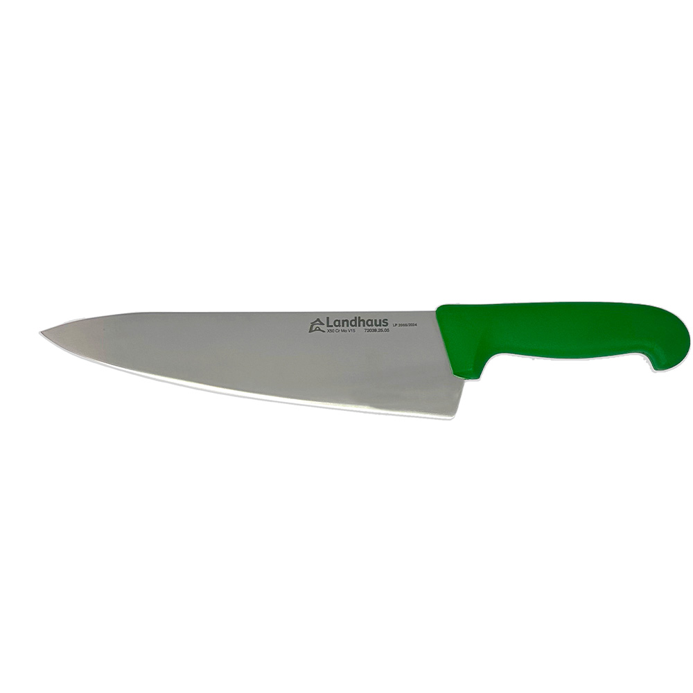 Casolaro Hotellerie Spa Chef's knife cm 25 green handle Landhaus