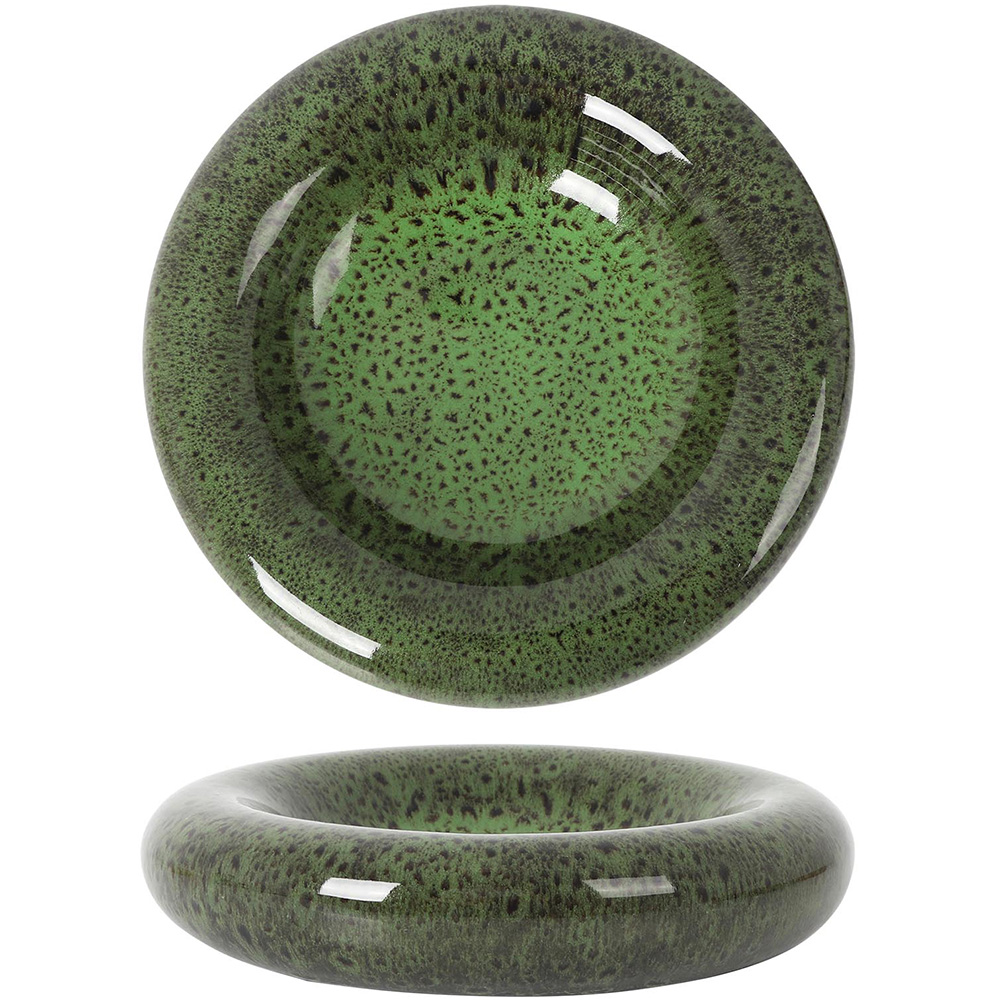 Casolaro Hotellerie Spa Wolverine plate cm 28 green Viejo Valle