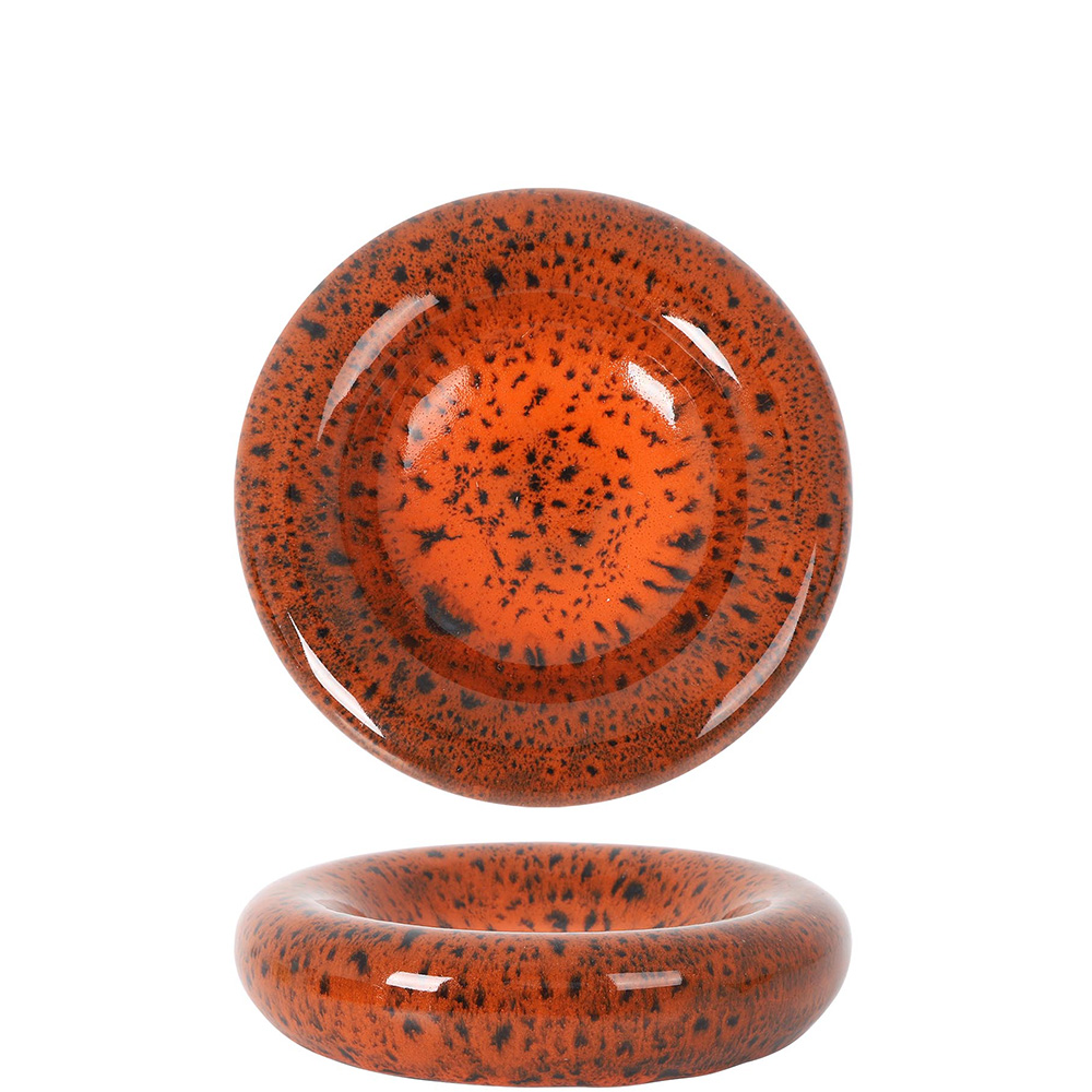 Casolaro Hotellerie Spa Wolverine plate cm 20 orange Viejo Valle