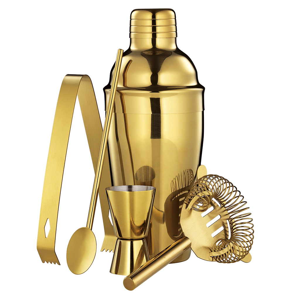 Casolaro Hotellerie Spa Set of 5 pieces bartender Gold Casolaro Hotellerie SpA