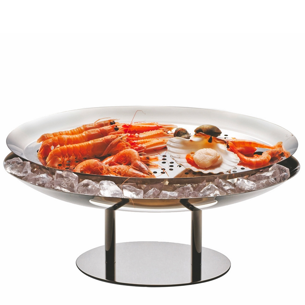 Casolaro Hotellerie Spa Eleveted oval seafood with grill cm 46 Mepra