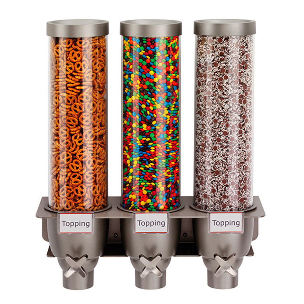 Casolaro Hotellerie Spa Wall-mounted cereal dispenser with three containers Rosseto