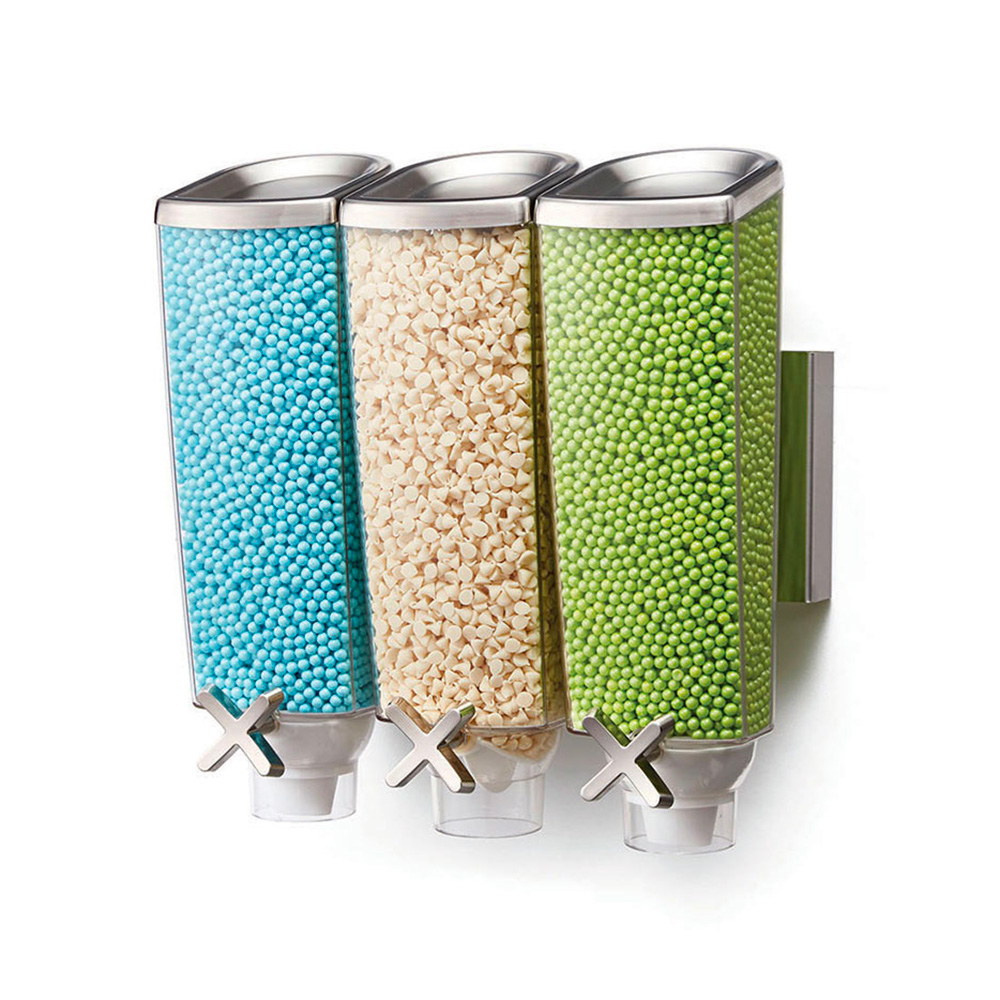 Casolaro Hotellerie Spa Wall cereal dispenser - three containers Rosseto