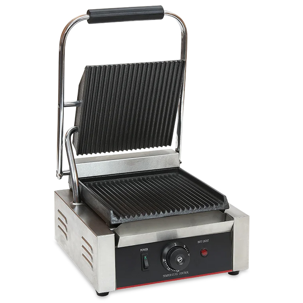 Casolaro Hotellerie Spa Single sandwich plate - ribbed Casolaro Hotellerie SpA