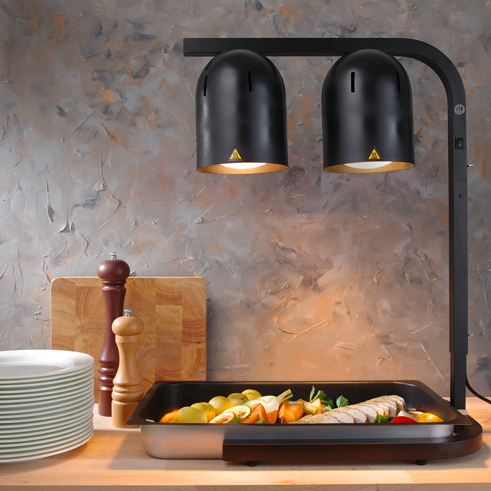 Casolaro Hotellerie Spa Black infrared lamp warmer Casolaro Hotellerie SpA