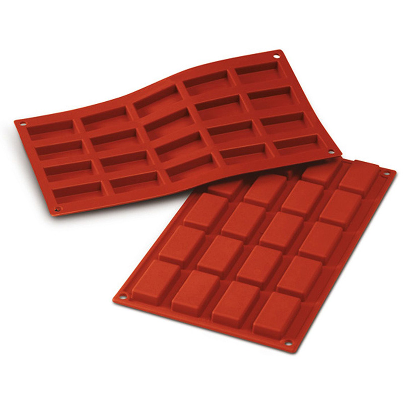 Casolaro Hotellerie Spa 20 Financiers mold in silicone Silikomart