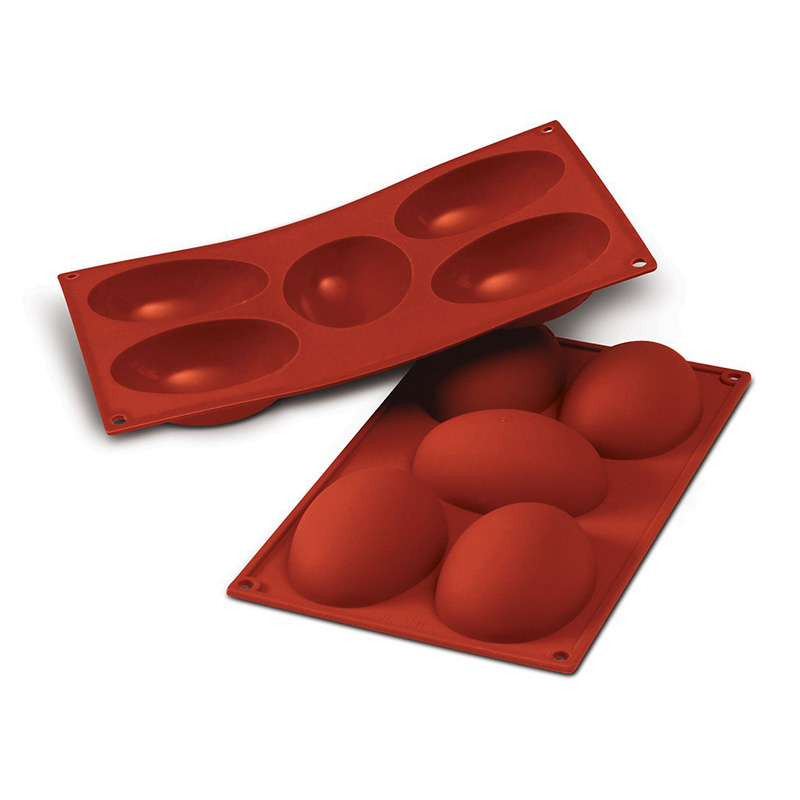 Casolaro Hotellerie Spa Half egg mold in silicone Silikomart