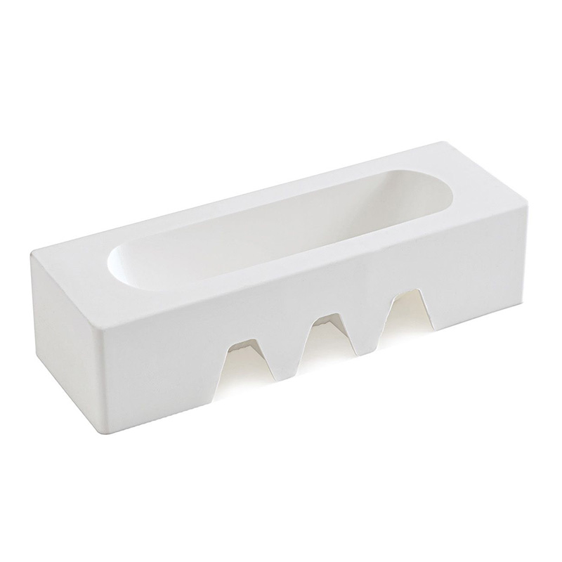 Casolaro Hotellerie Spa Gianduia insert mold in white silicone Silikomart