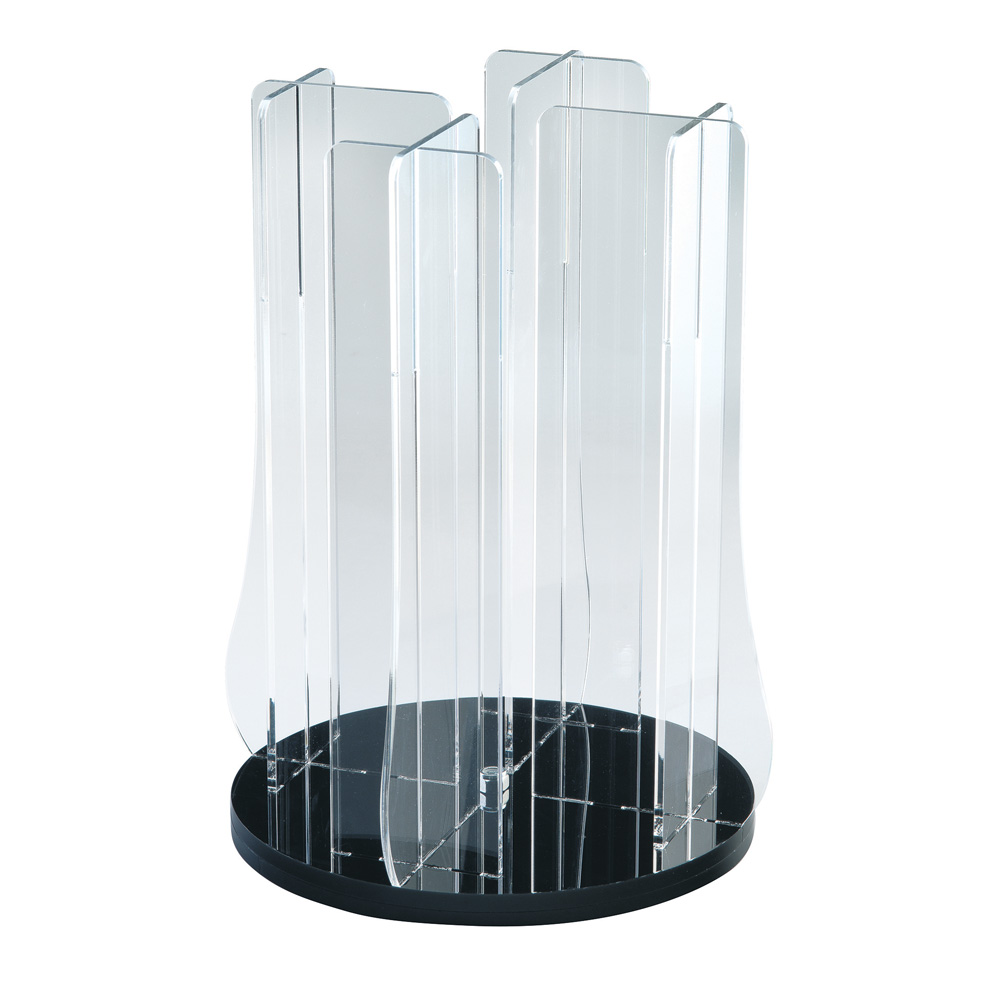 Casolaro Hotellerie Spa Black Revolving cups holder Casolaro Hotellerie SpA