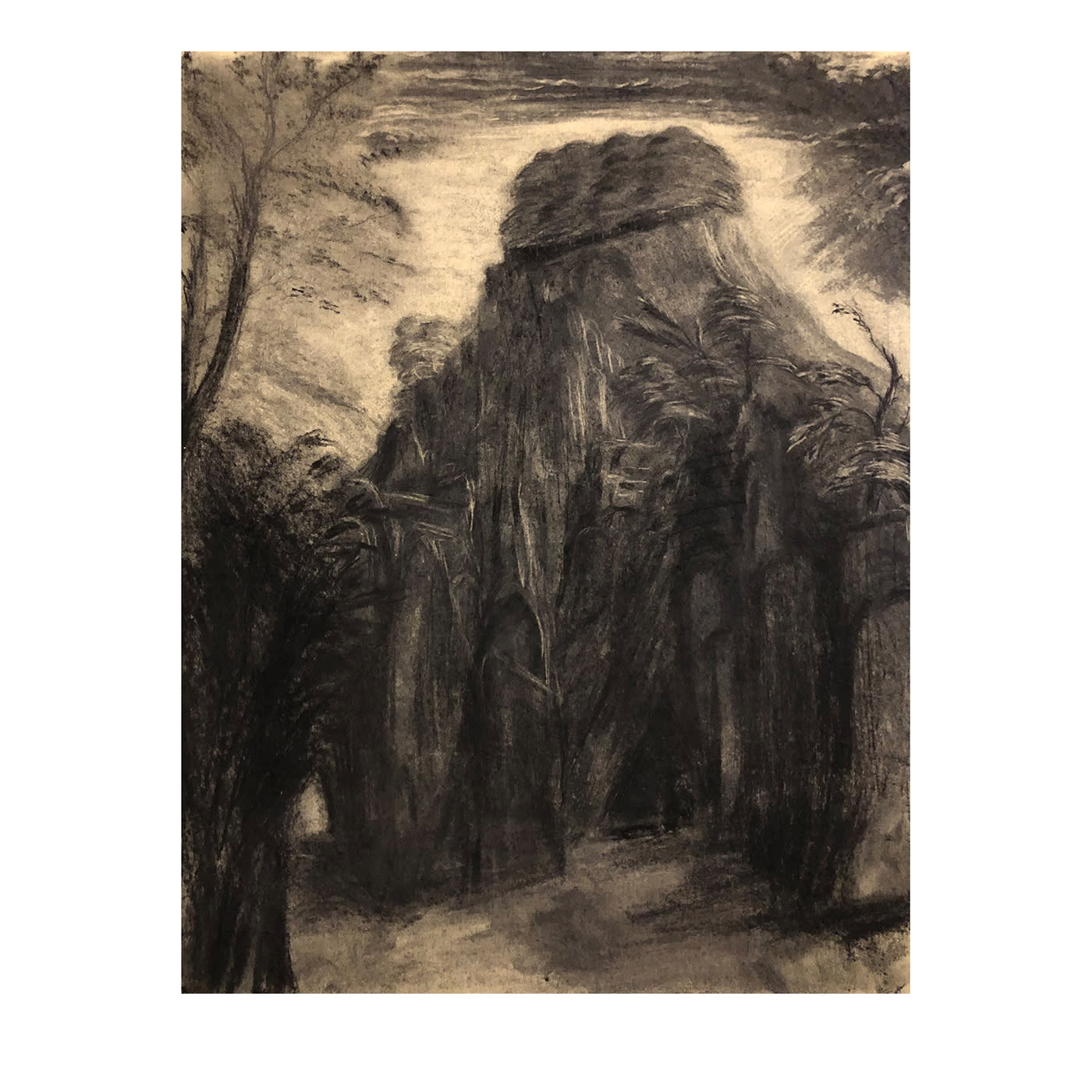 Paesaggio Roccioso Disegno