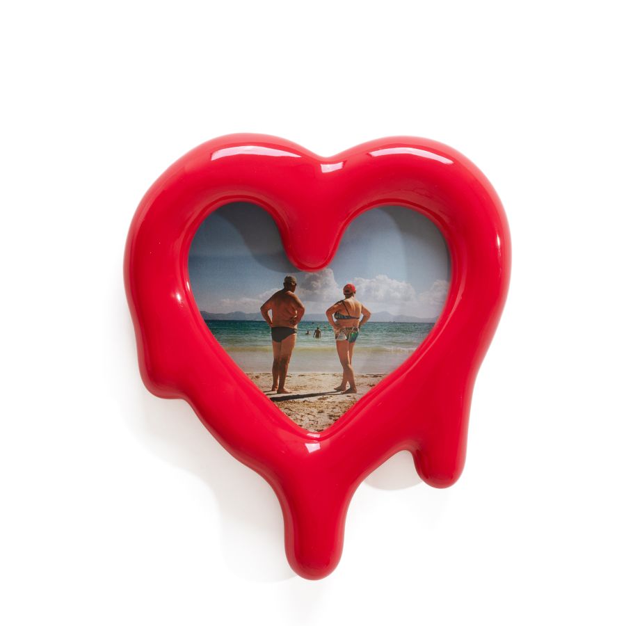 SELETTI Melted Heart Red-10058