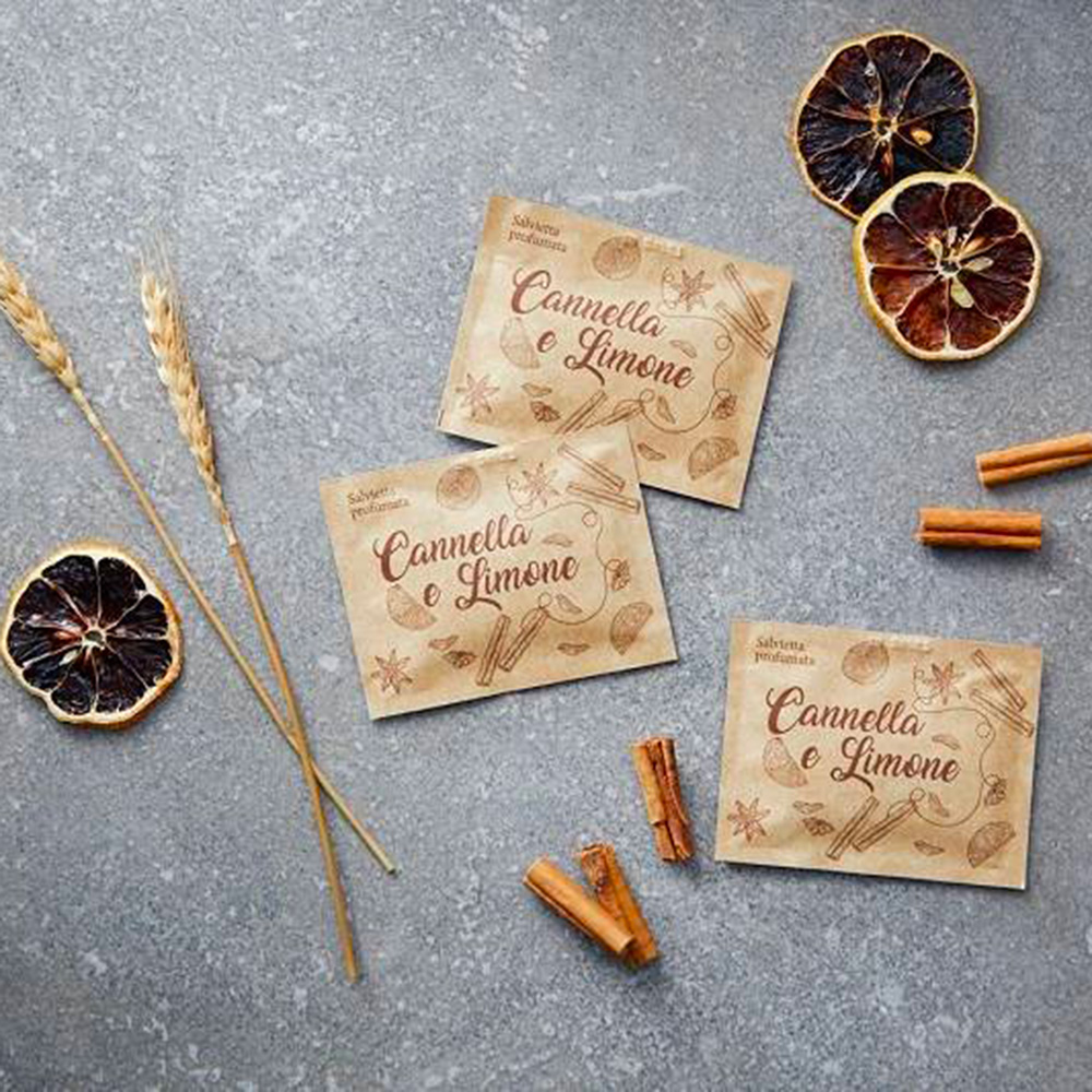 Casolaro Hotellerie Spa Set of 500 wipes lemon and cinnamon flavor Casolaro Hotellerie SpA