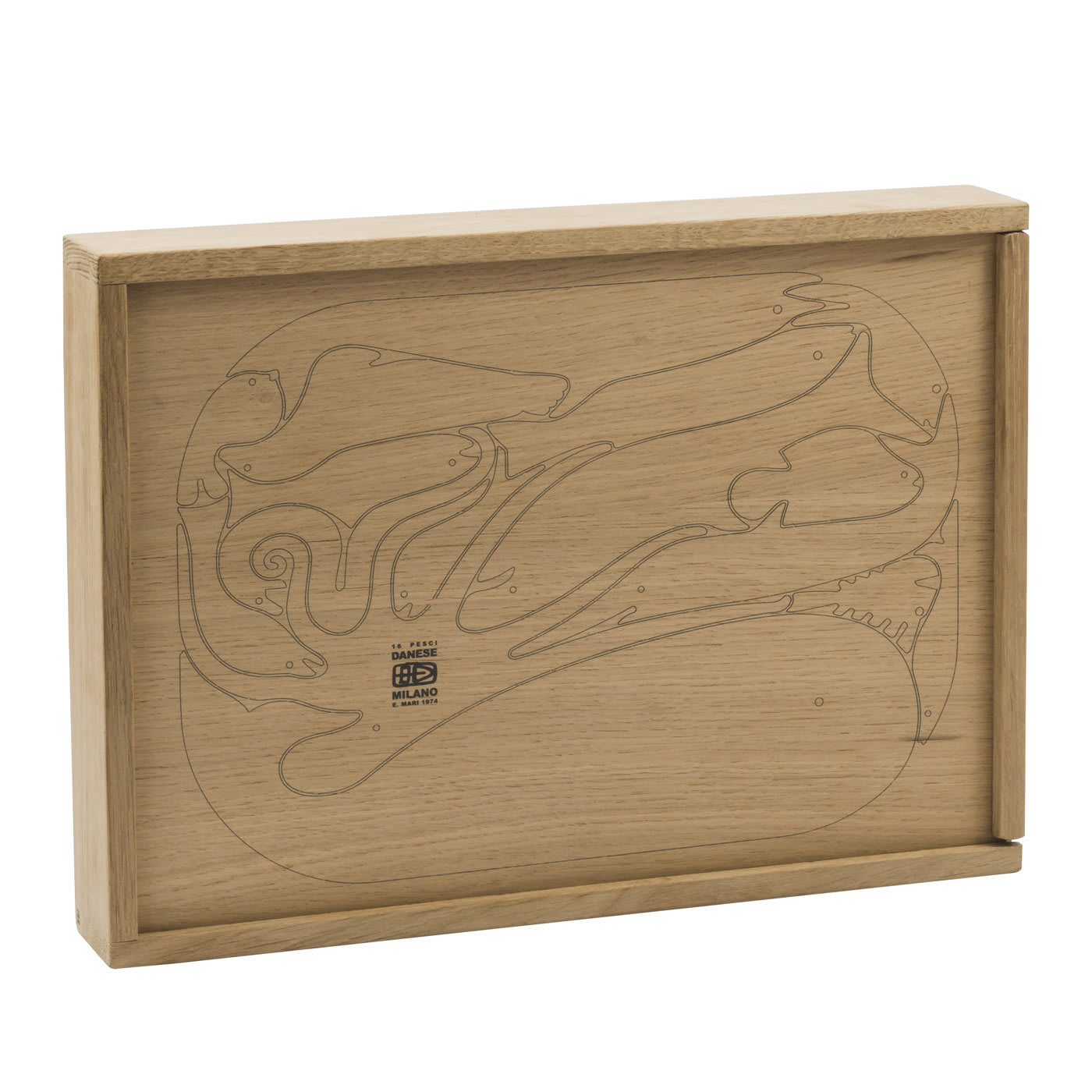 Puzzle in Legno 16 Pesci di Enzo Mari