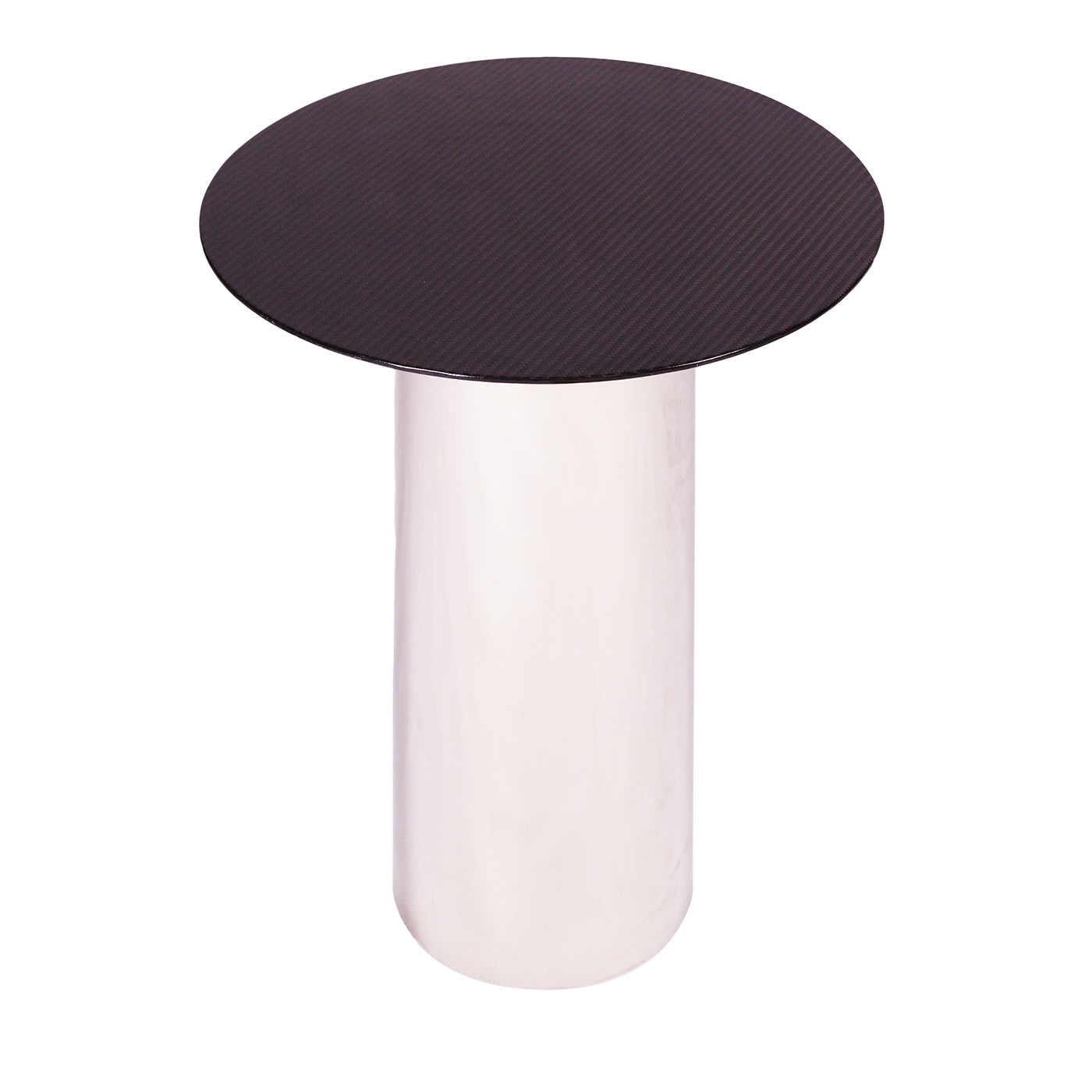 Tavolino alto in carbonio classico
