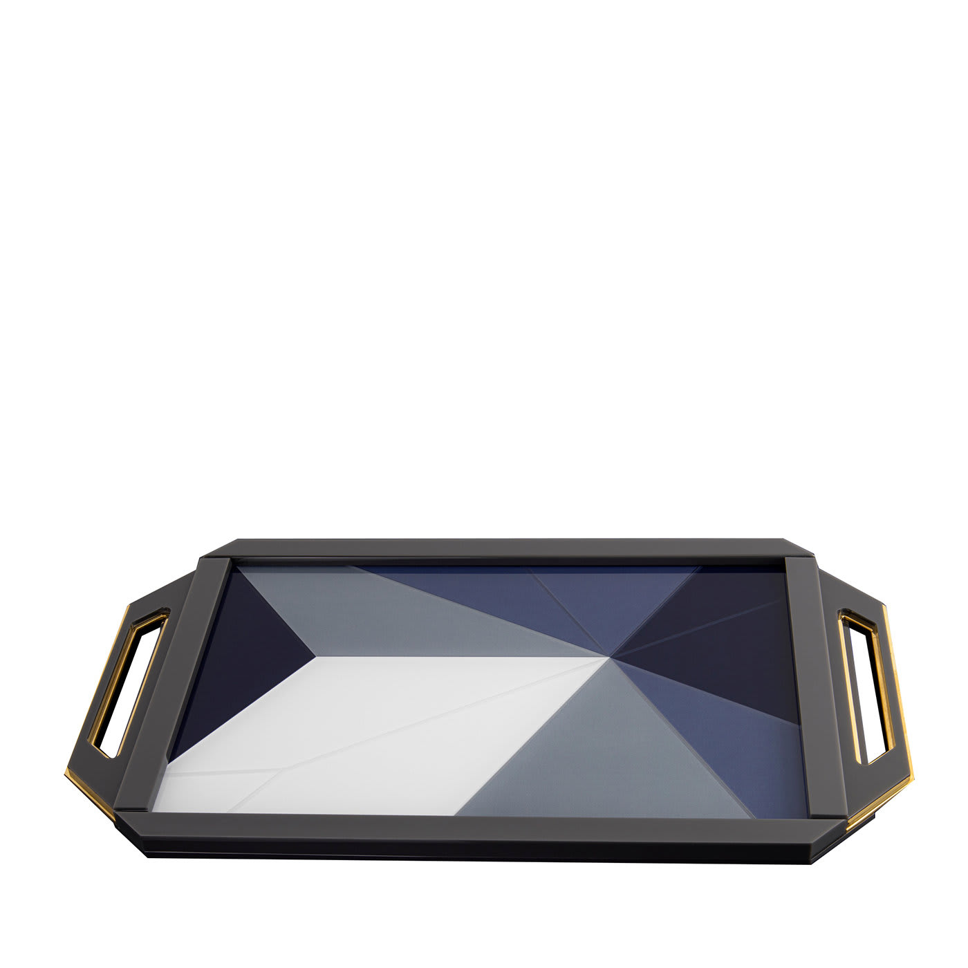 Vassoio Grande Blu Mosaico