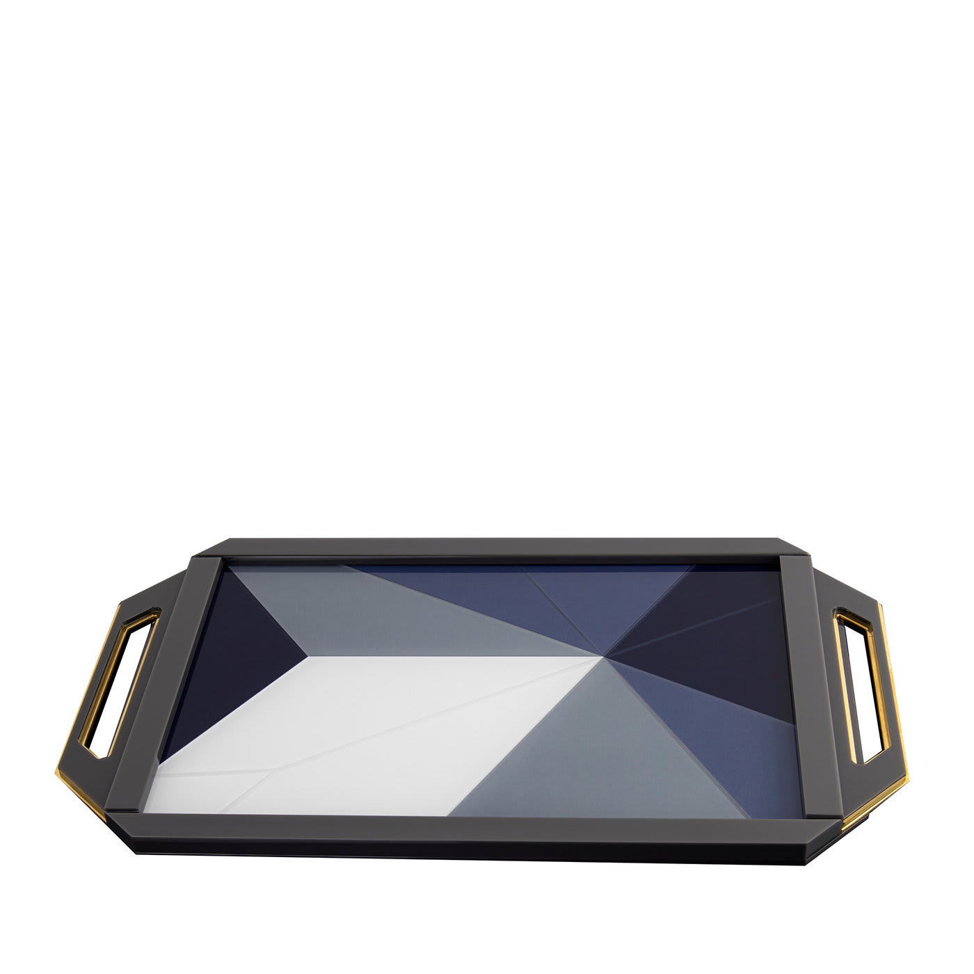 Vassoio Medio Blu Mosaico