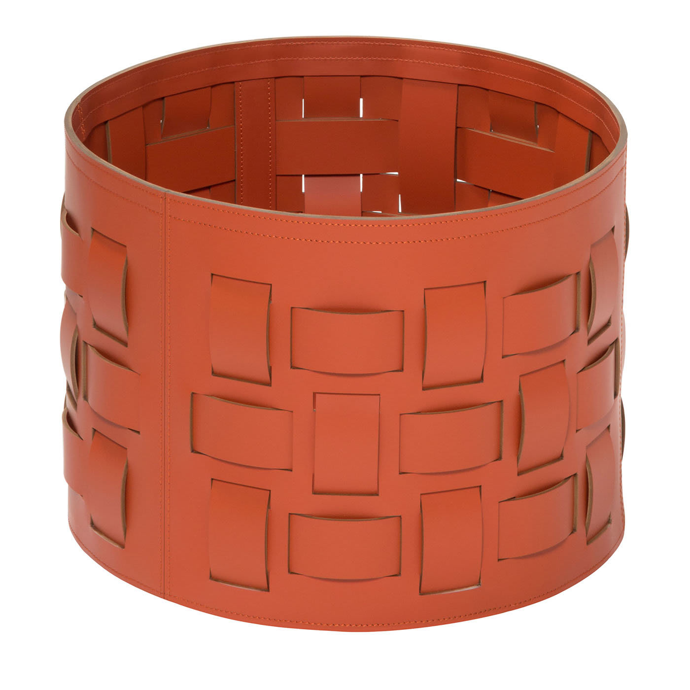 Lisbona N. 10 Cesto rotondo arancione