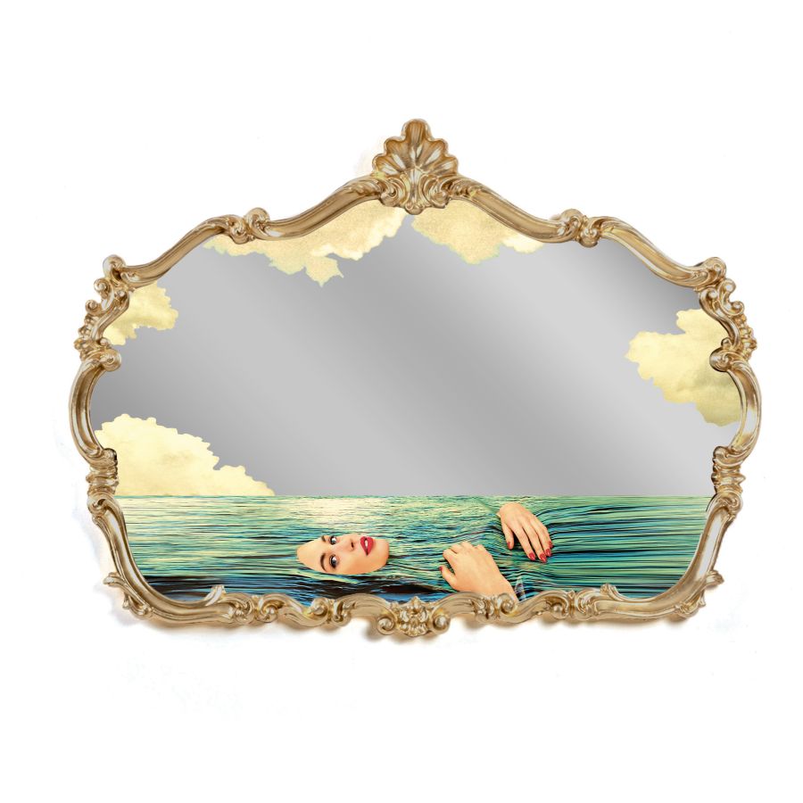 SELETTI Baroque Mirror Seagirl-17064
