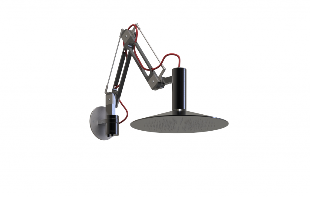 BONGIO SWITCH2O Soffione doccia diametro 206 mm braccio orientabile ad estensione-SW880NEE