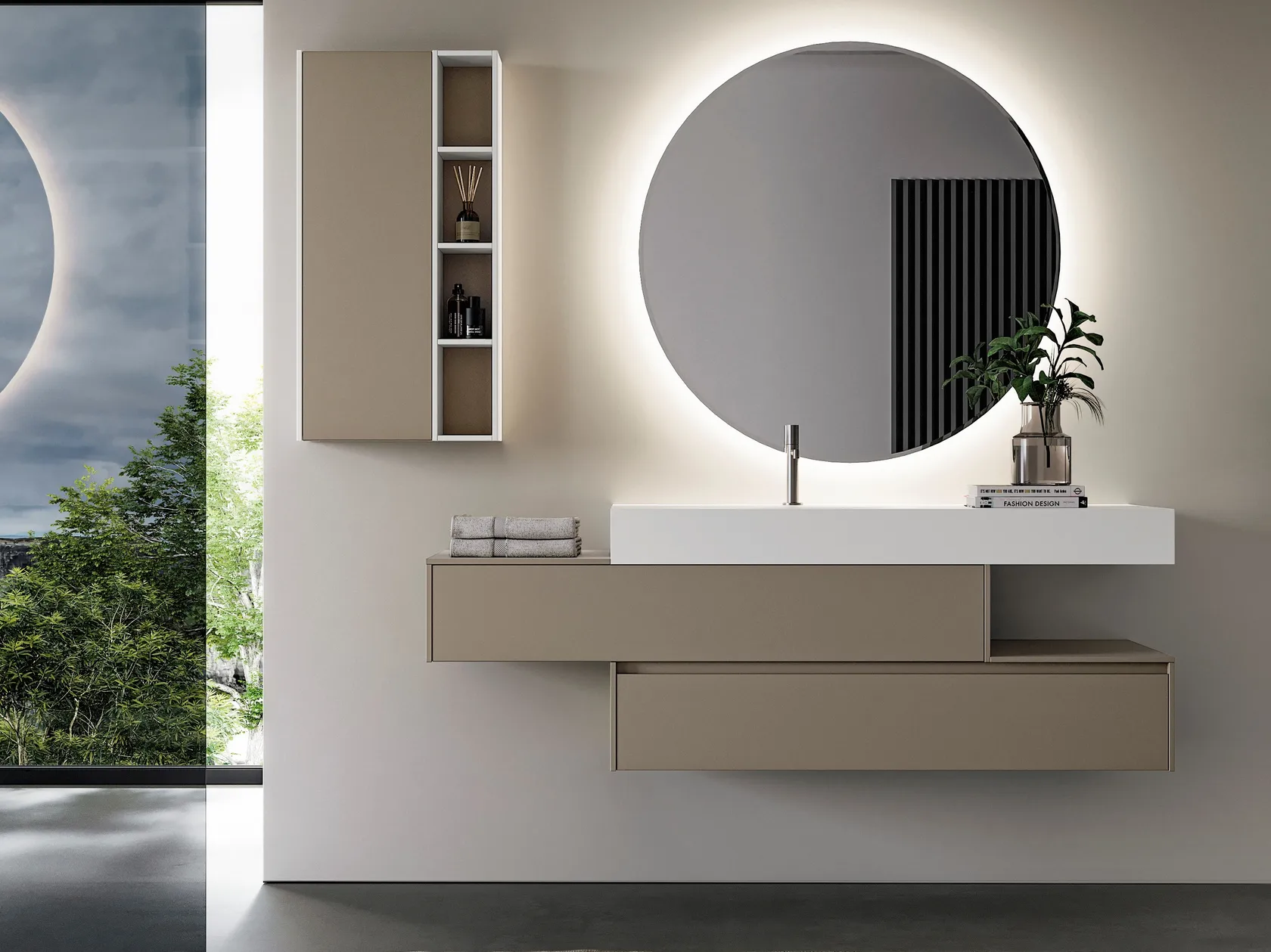 IDEA NYU KIT 11 MOBILE DA BAGNO (LACCATO BIANCO OPACO)-NYU11