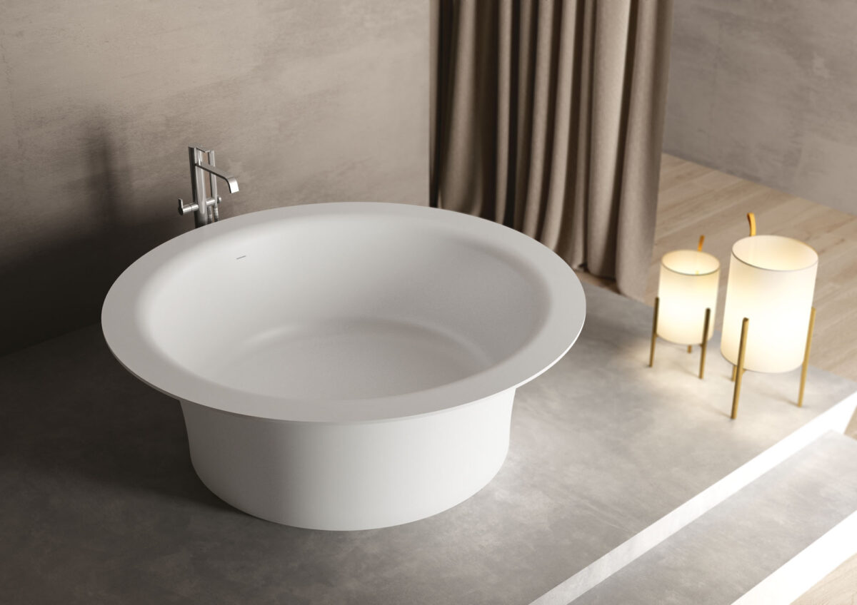 DISENIA VASCA RING CON BORDO FREESTANDING-RING-CB