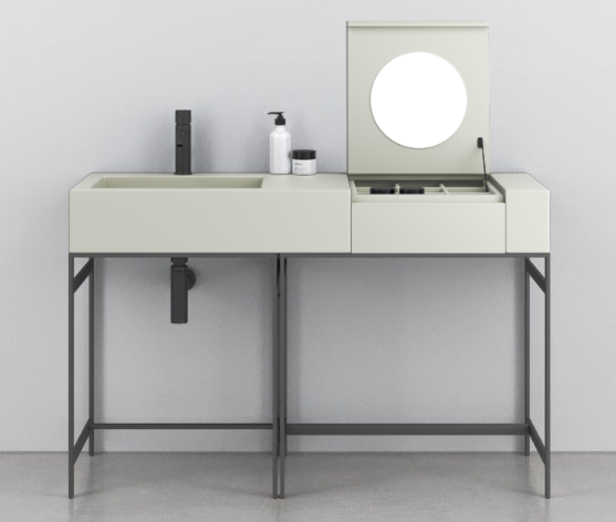 CIELO NARCISO con kit LAVABO - ELEMENTO MAKE UP - SACCA - STRUTTURA-NARCISOKIT01