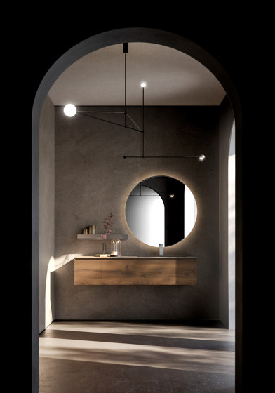 IDEA CUBIK KIT #13 MOBILE DA BAGNO (ROVERE ANTICO)-CUBIK#13