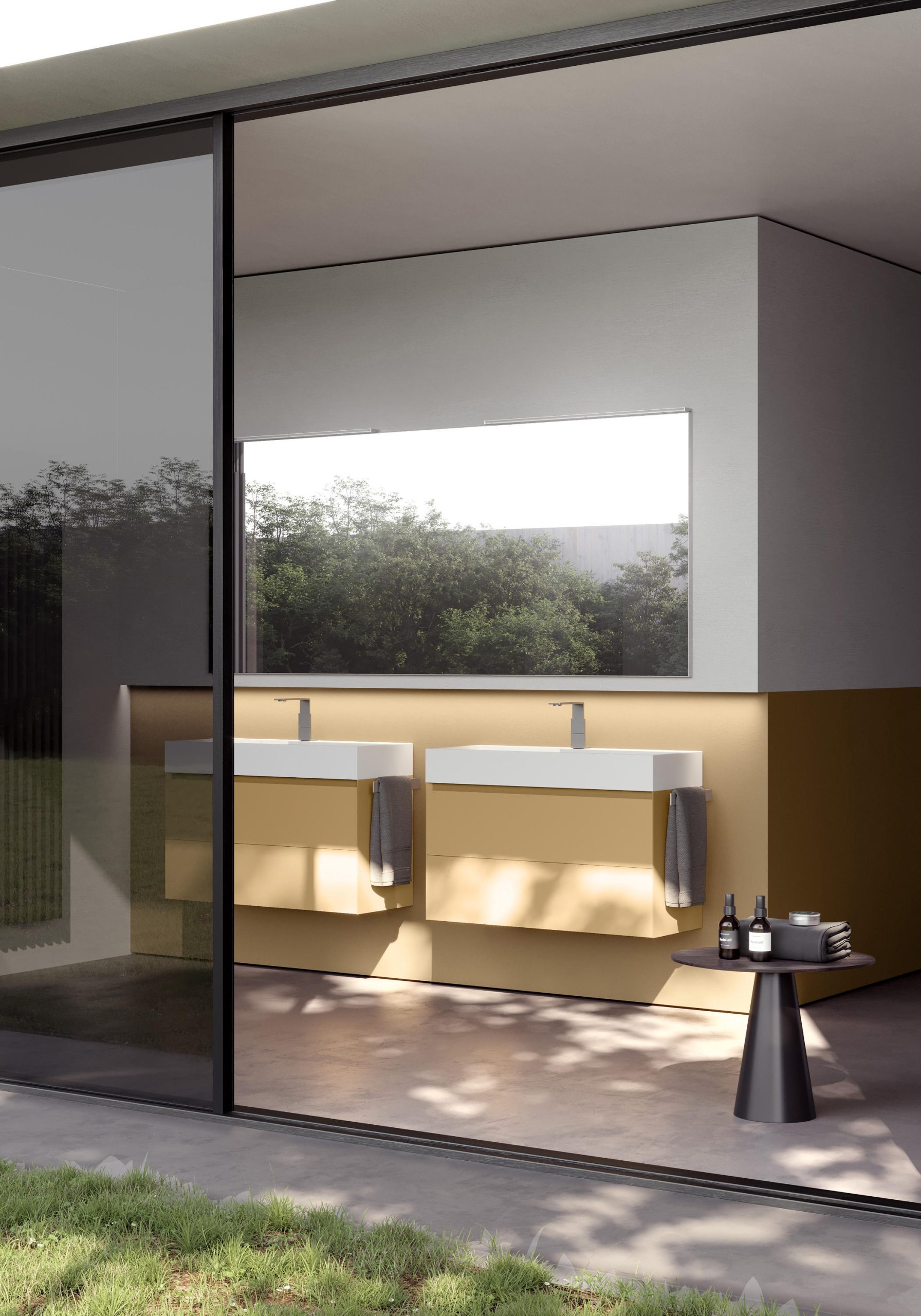 IDEA CUBIK KIT #20 MOBILE DA BAGNO (LACCATO MALTO OPACO)-CUBIK#20