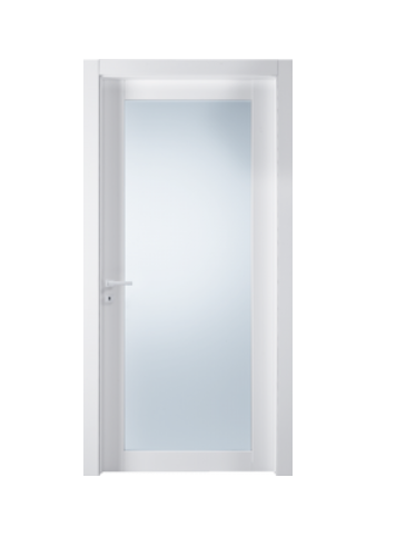 PORTALACASA BIANCO HD VETRO ( BATTENTE REVERSIBILE )-PORTALACASA137