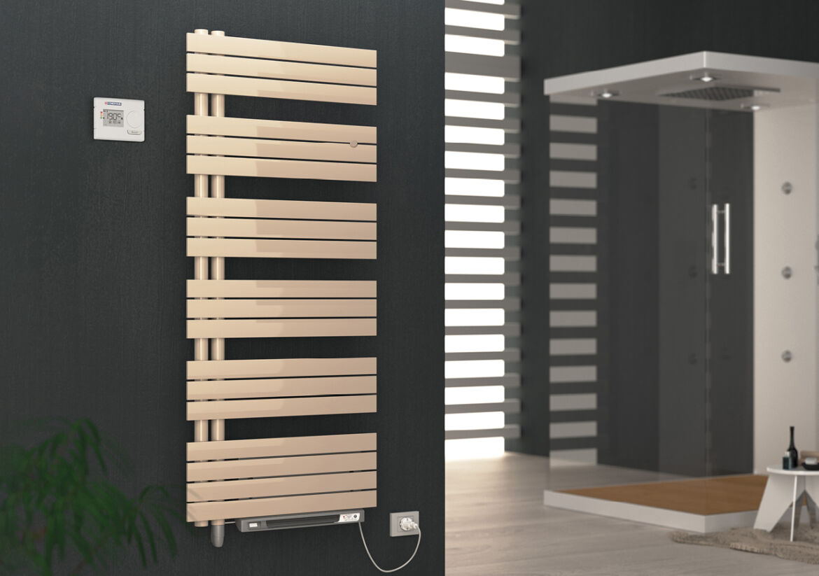 CORDIVARI KELLY 5010 SX BLOWER Radiatore scaldasalviette con modulo elettrico di ventilazione blower-3581726100160