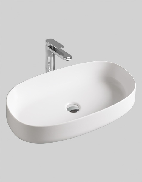 THE.ARTCERAM COGNAC LAVABO APPOGGIO 68x35-COL00501;00