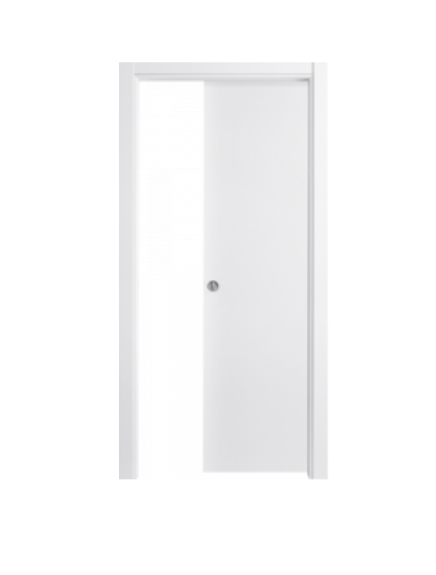 PORTALACASA CIECA LISCIA BIANCO LACCATO ( SCORREVOLE A SCOMPARSA )-PORTALACASASS01