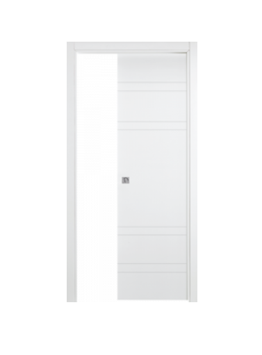 PORTALACASA DYNAMIC BIANCO LACCATO ( SCORREVOLE A SCOMPARSA )-PORTALACASASS09