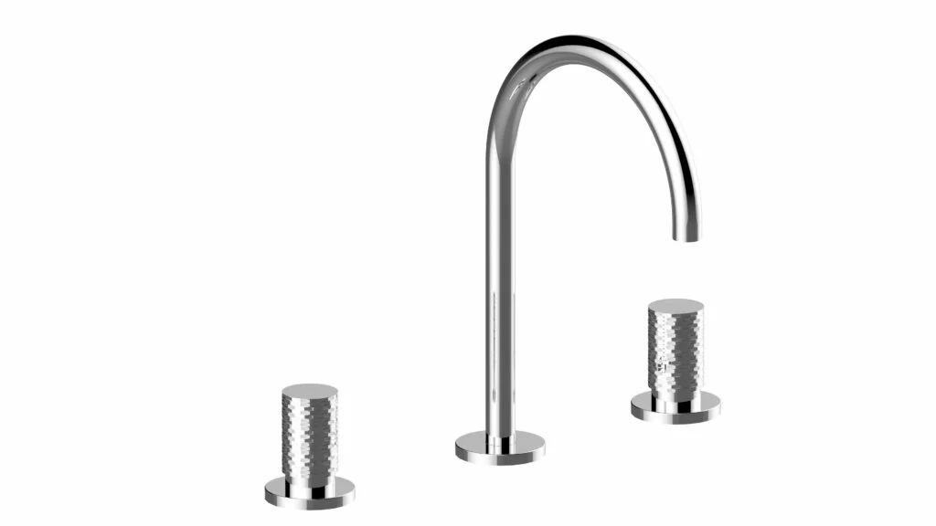 BONGIO Capsule CANNETE 3-fori lavabo SU BASETTA-88401CRCCBA