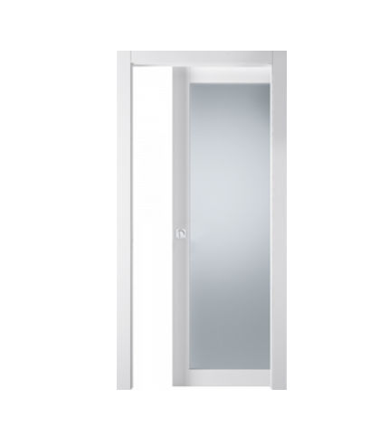 PORTALACASA BIANCO HD VETRO ( SCORREVOLE A SCOMPARSA )-PORTALACASASS69