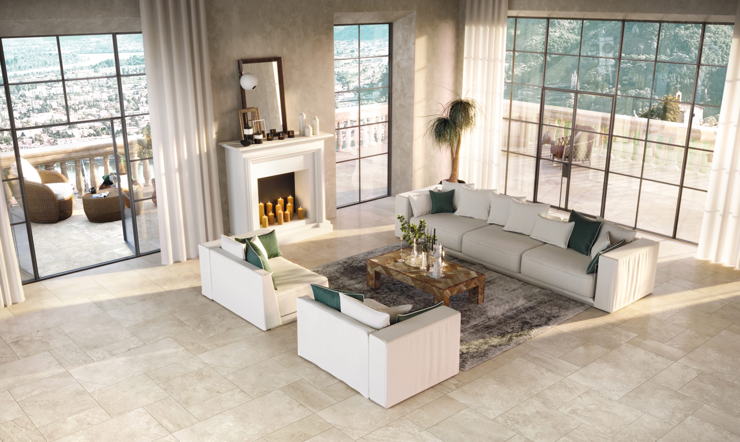 TRAVERTIN BEIGE RE60X120-0113084