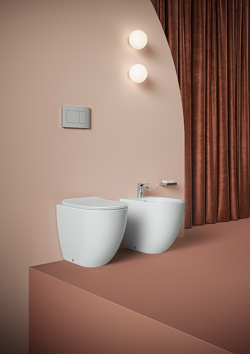 THE.ARTCERAM FILE 2.0 con kit WC A TERRA - BIDET A TERRA-FILETER01;30