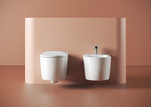 THE.ARTCERAM MONET con kit WC SOSPESO - BIDET SOSPESO-MONETSOSP01;30