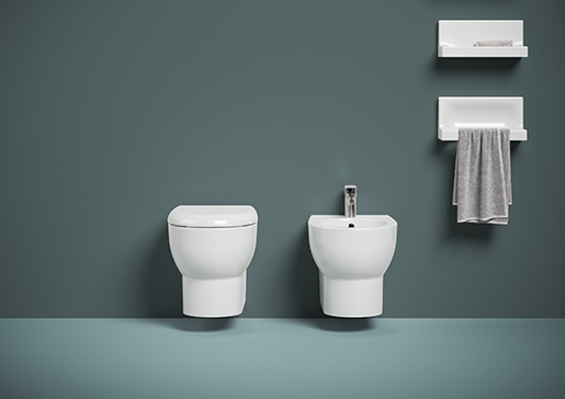 THE.ARTCERAM SMARTY 2.0 con kit WC SOSPESO - BIDET SOSPESO-SMARTYSOS01;00