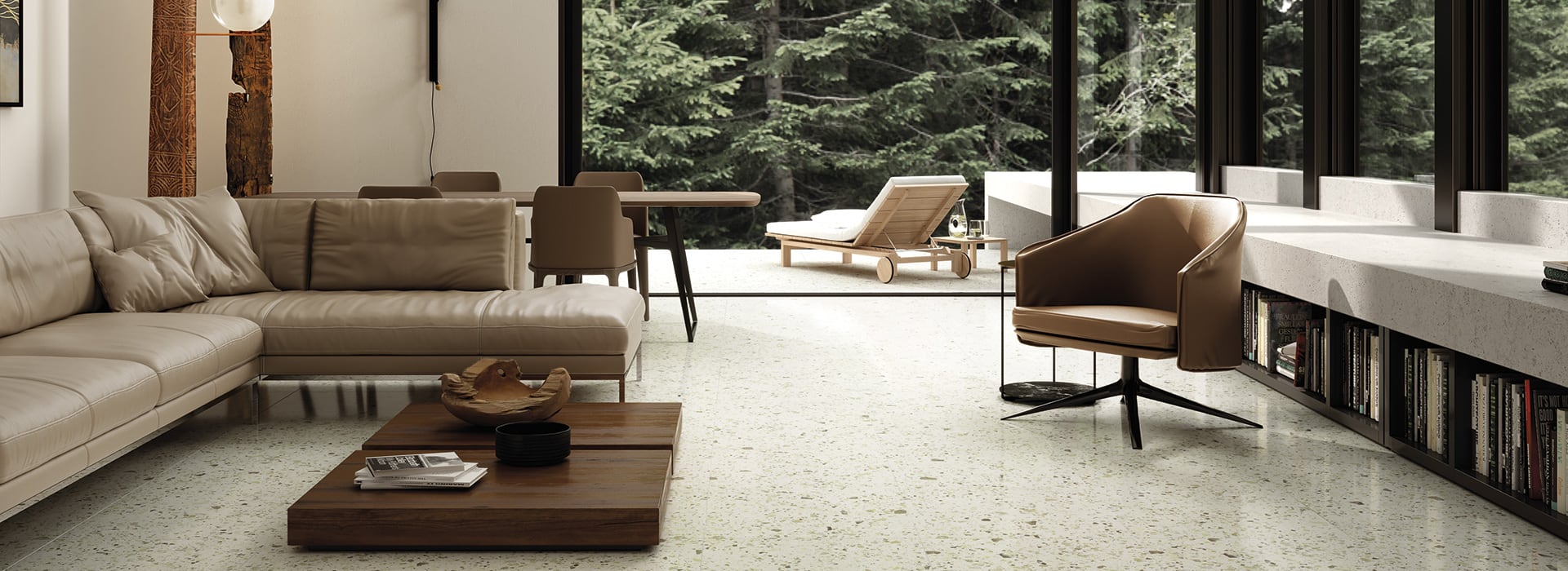 VENICE VILLA GREEN 120X60-P62415