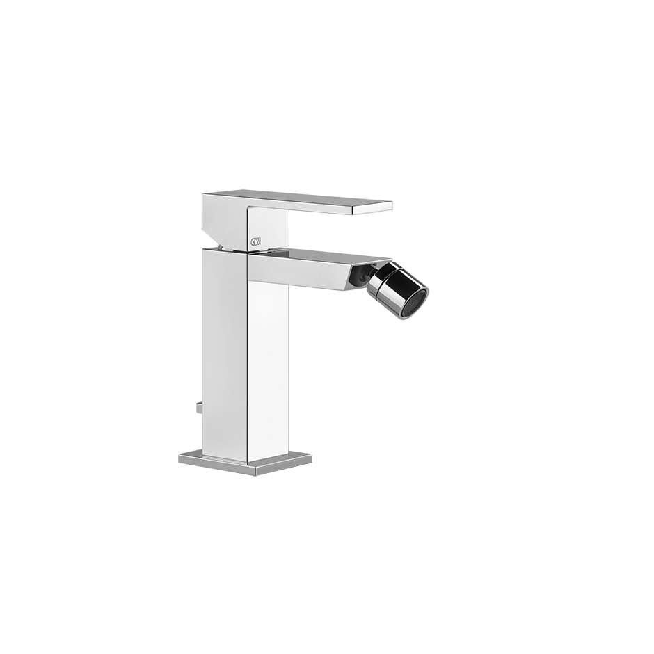 RETTANGOLO Miscelatore Bidet con scarico con flessibili di collegamento-20007#030