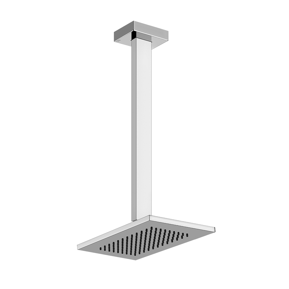 RETTANGOLO SHOWER Soffione anticalcare a soffitto braccio altezza personalizzabile-20150#030